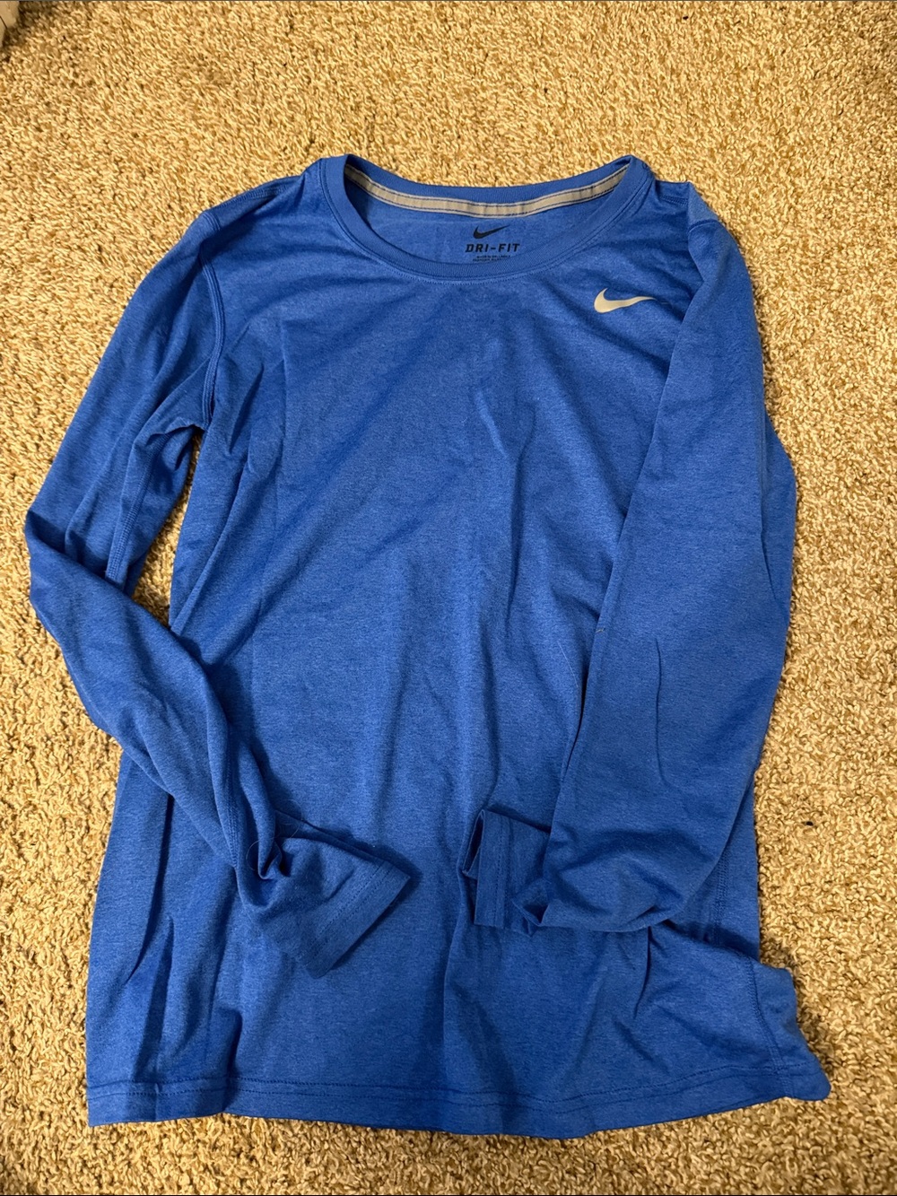 Nike Long Sleeve Dri-FIT Top - Blue